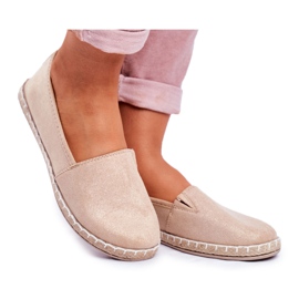 NEWS Beige Lapu Lapu Slip-On Espadrilles für Damen