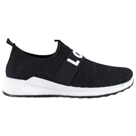 SHELOVET Love Slip-On Schuhe schwarz