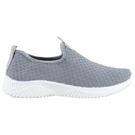 SHELOVET Durchbrochene Sportschuhe grau