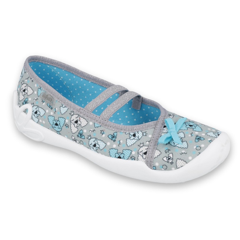 Befado Kinderschuhe 116Y274 blau grau