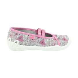 Befado Kinderschuhe 116Y273 rosa grau