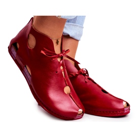 Damen Brogues Maciejka Rot 03426-08