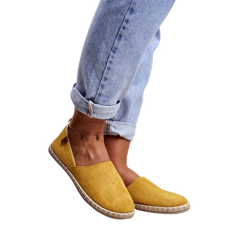 NEWS Gelbe Vulcan Slip-On Espadrilles für Damen
