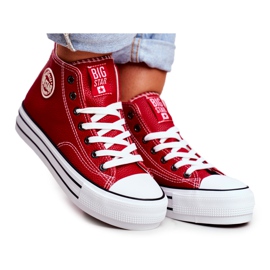 Damen Sneaker Big Star Rot GG274014