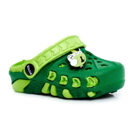 Kinder Green Foam Crocs Green Plane Donald grün