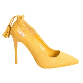 Seastar Gelbe Ohrstecker mit Fransen