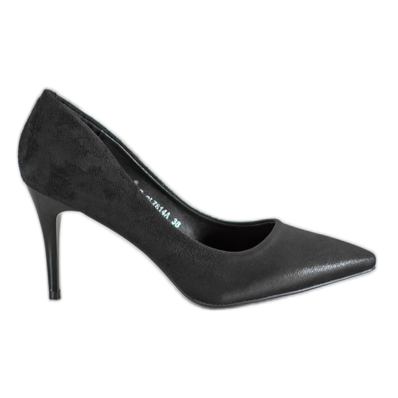 SHELOVET Stylische schwarze High Heels