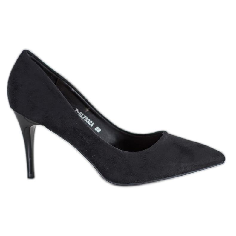 SHELOVET Klassische schwarze High Heels
