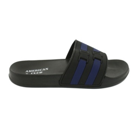 American Club Foam Flip Flops am NH16 Black/Navy Black Beach schwarz