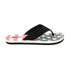 American Club Amerikanische Leichtschaum-Flip-Flops JP05 schwarz
