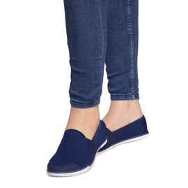 Lycra HT48 Marine Slip-On Sneakers marineblau