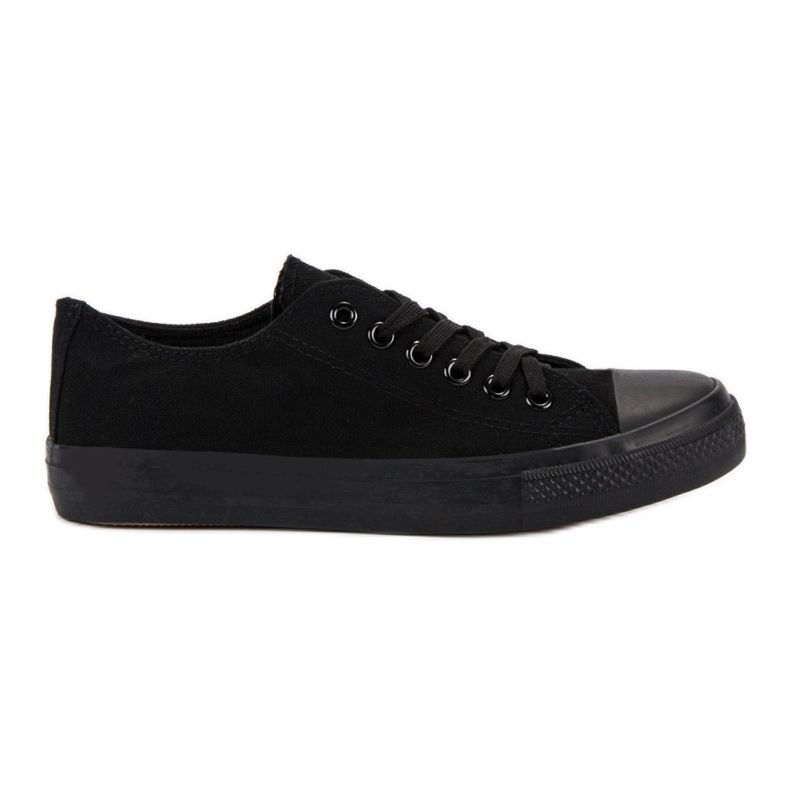 SHELOVET Schwarze Turnschuhe