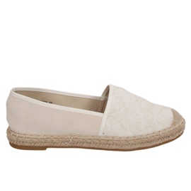 Beige Espadrilles für Damen BB29 Beige II Qualität