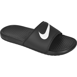 Nike Sportswear Benassi Swoosh M 312618-011 Rutschen schwarz schwarz