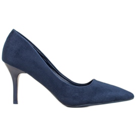 Small Swan Lässige High Heels blau