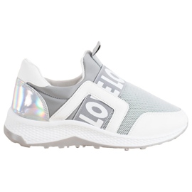 Seastar Slipons auf der Liebesplattform weiß grau