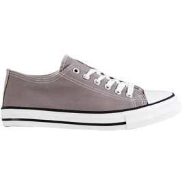 SHELOVET Graue Turnschuhe