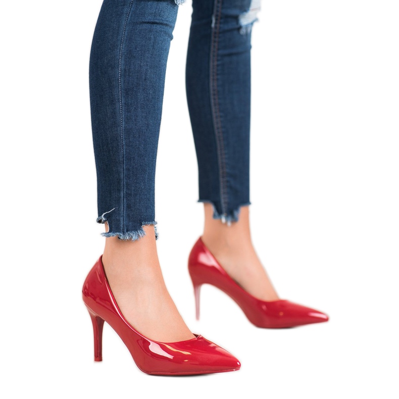 Small Swan Lackierte Stifte rot