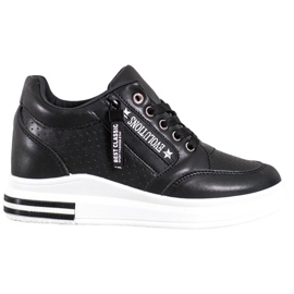SHELOVET Schwarze Evolutions-Turnschuhe