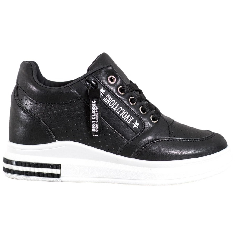 SHELOVET Schwarze Evolutions-Turnschuhe