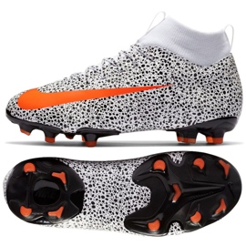 Nike Mercurial Superfly 7 Academy Fußballschuhe CR7 FG / MG Jr CV3182-180 mehrfarbig weiß