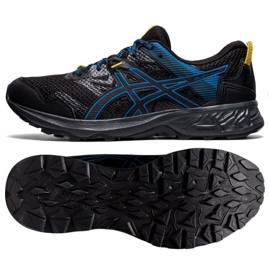 Laufschuhe Asics Gel-Sonoma 5 M 1011A661-001 schwarz mehrfarbig