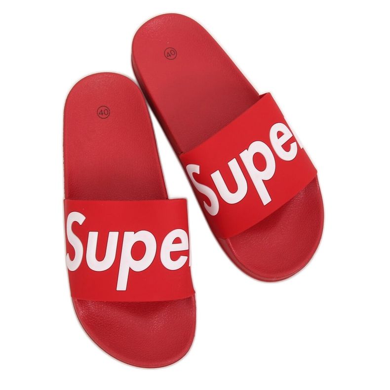 Rot Rote Damenhausschuhe CK110 Rot