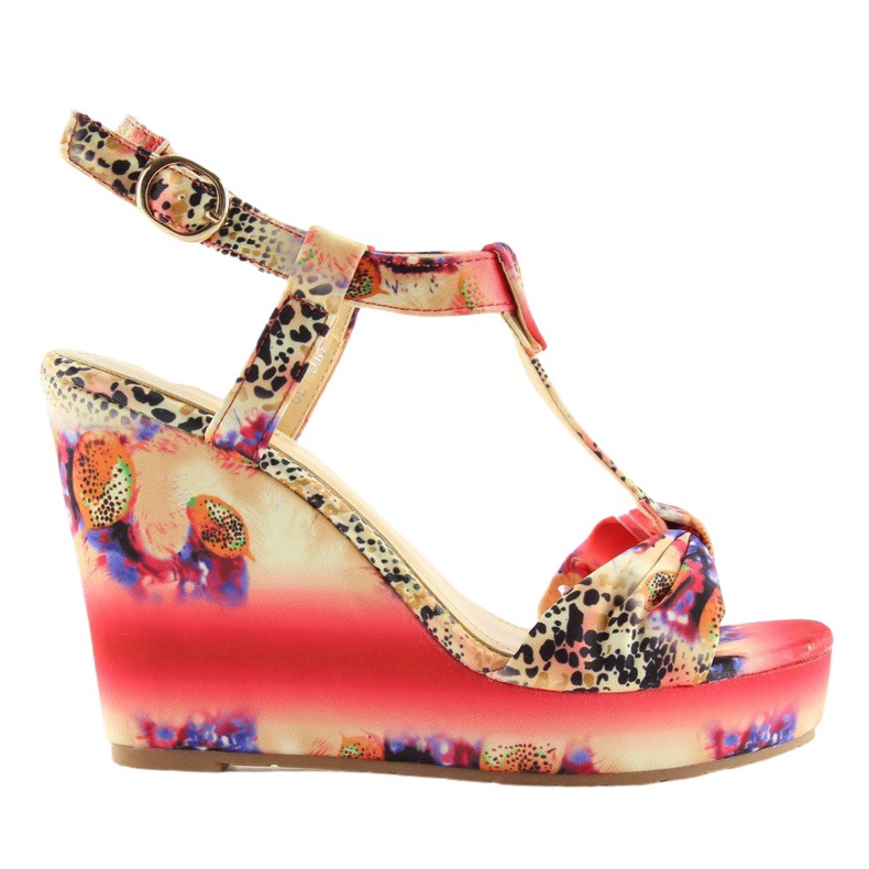 Satin Keilsandalen 903 Red II Qualität rot