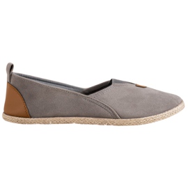 SHELOVET Graue Slipper