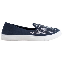 SHELOVET Stilvolle Slipper blau