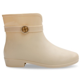 Gummistiefel mit Schleife BL02 Beige