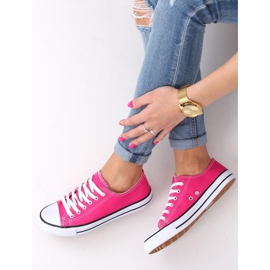 Klassische rosa Sneakers für Damen JD05P Rosa