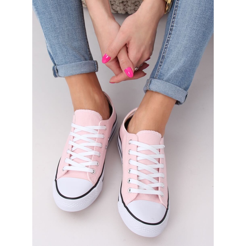 Klassische Damen Sneaker hellrosa JD05P Pink