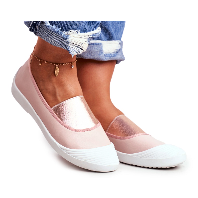 LU BOO Sneakers Slip-on-Sneakers Rosa Justy