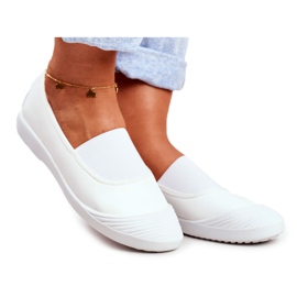 LU BOO Sneakers zum Hineinschlüpfen Slip-on Sneakers Weiß Justy