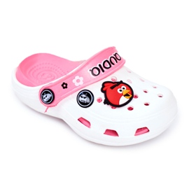 Kinderschaum Crooks White Birds AngryBirds weiß rosa