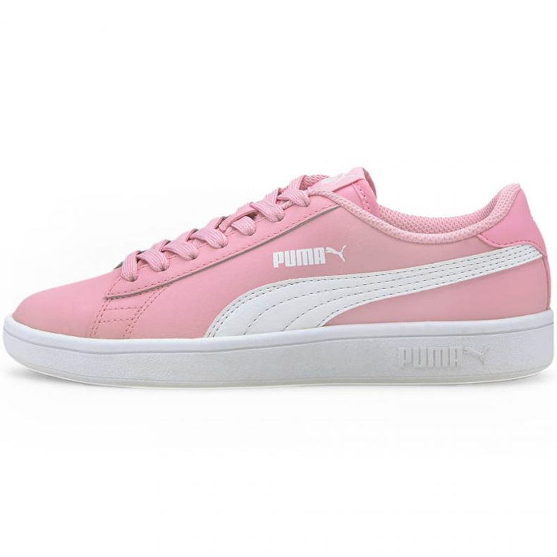 Puma Smash v2 L Jr 365170 24 schwarz rosa