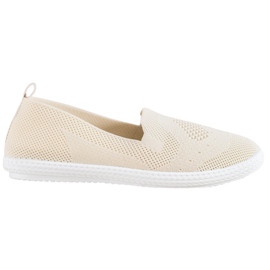 Via Giulia  Beige durchbrochene Sneakers