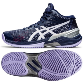 Asics Sky Elite Ff Mt W 1052A023-400 Volleyballschuhe graphit, marineblau blau und marineblau
