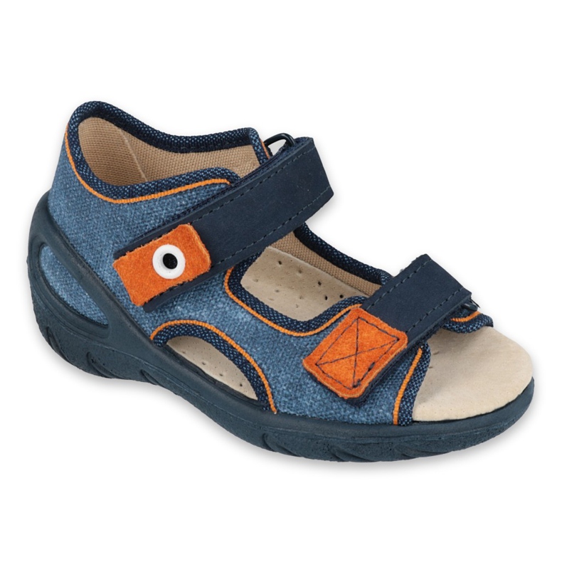 Befado Kinderschuhe PU 065X140 navy blau