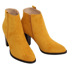 Klassische High Heels UK09P Gelber Honig mehrfarbig