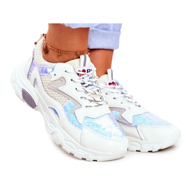 Damen Sportschuhe Lu Boo Weiß Dazzle Me mehrfarbig