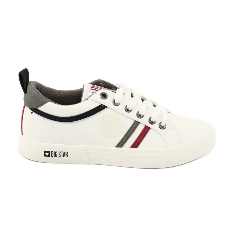 Big Star Damen-Sneaker aus Öko-Leder GG274187 weiß