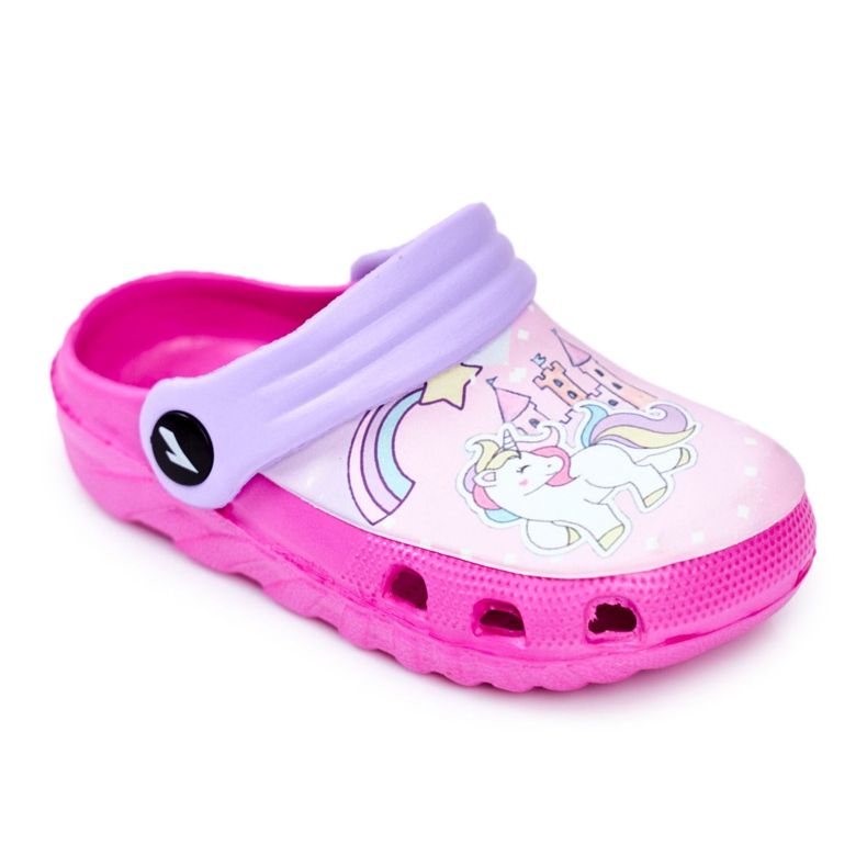 Kinderhausschuhe Schaumstoff Crocs Pink Ponys Pony rosa