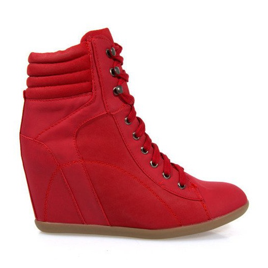 Sneakers Boots On Wedge 562 Rot