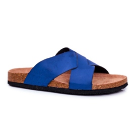 Herren Hausschuhe Big Star Marineblau DD174602 navy blau