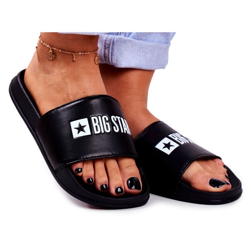 Damen Hausschuhe Big Star Schwarz GG274040