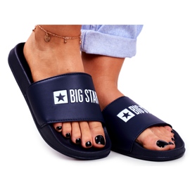 Damen Hausschuhe Big Star Classic Marineblau GG274043