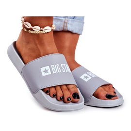 Damen Hausschuhe Big Star Grau GG274042