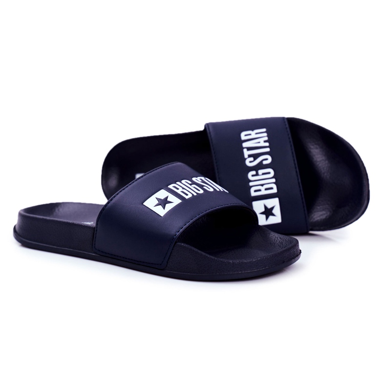 Herren Hausschuhe Big Star Rubber Marineblau GG174931 navy blau